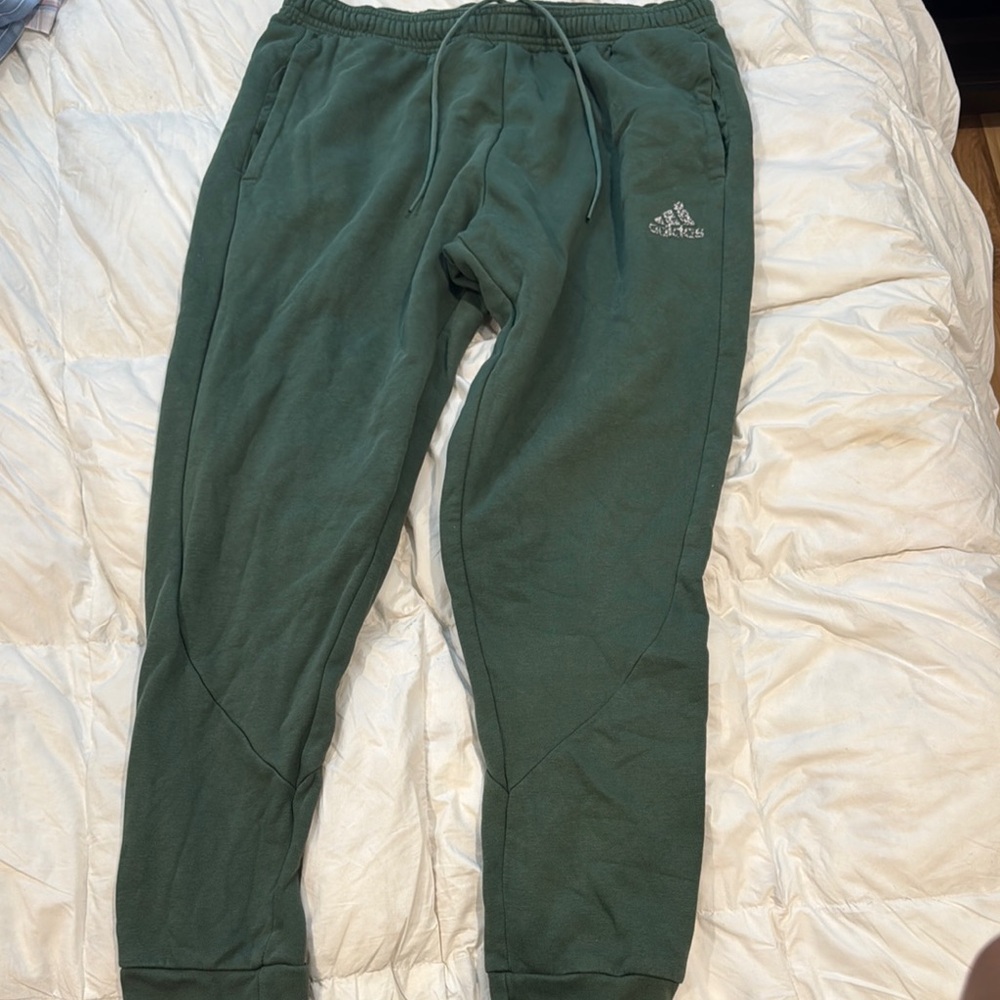 Adidas Kids Forest Green Sweatpants